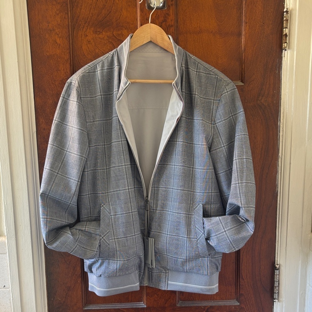 NWT Authentic American Heritage Men’s Small Reversible Bomber Jacket in Cement - Picture 4 of 16